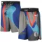 Pantalones Brooklyn Nets City Edition 2023-24 Negro Swingman para Niño