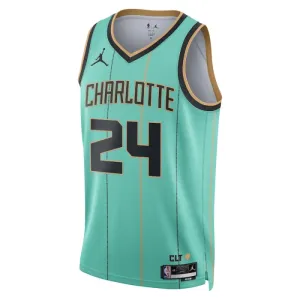 Camiseta Charlotte Hornets Brandon Miller City Edition 2024-25 Swingman para Hombre