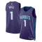 Camiseta Charlotte Hornets Lamelo Ball 1 Statement Edition Púrpura Swingman para Hombre