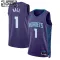 Camiseta Charlotte Hornets Lamelo Ball 1 Statement Edition Púrpura Swingman para Niño