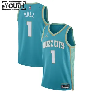 Camiseta Charlotte Hornets LaMelo Ball City Edition 2023-24 Swingman para Niño