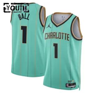 Camiseta Charlotte Hornets Lamelo Ball City Edition 2024-25 Swingman para Niño