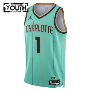 Camiseta Charlotte Hornets Lamelo Ball City Edition 2024-25 Swingman para Niño