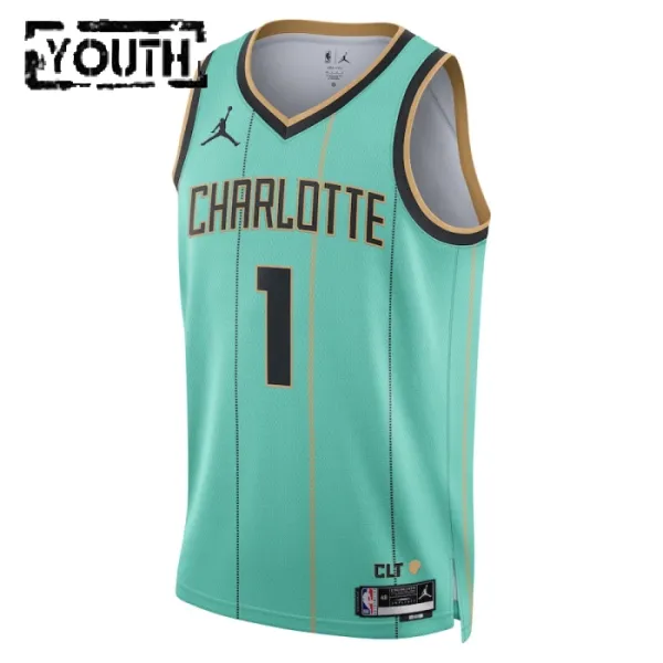 Camiseta Charlotte Hornets Lamelo Ball City Edition 2024-25 Swingman para Niño