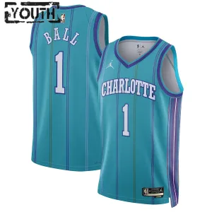 Camiseta Charlotte Hornets LaMelo Ball Classic Edition 2023-24 Swingman para Niño