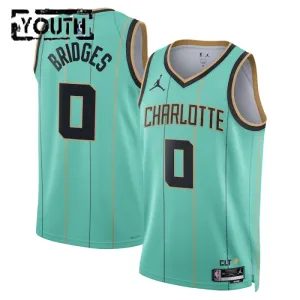 Camiseta Charlotte Hornets Miles Bridges City Edition 2024-25 Swingman para Niño