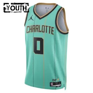 Camiseta Charlotte Hornets Miles Bridges City Edition 2024-25 Swingman para Niño
