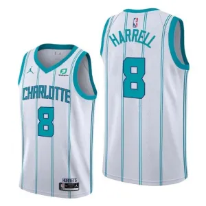 Camiseta Charlotte Hornets Montrezl Harrell 8 Association Edition Blanco Swingman para Hombre