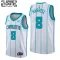 Camiseta Charlotte Hornets Montrezl Harrell 8 Association Edition Blanco Swingman para Niño