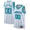 Camiseta Charlotte Hornets Personalizada Association Edition Blanco Swingman para Hombre