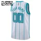 Camiseta Charlotte Hornets Personalizada Association Edition Blanco Swingman para Niño