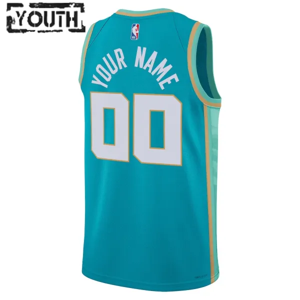 Camiseta Charlotte Hornets Personalizada City Edition 2023-24 Swingman para Niño
