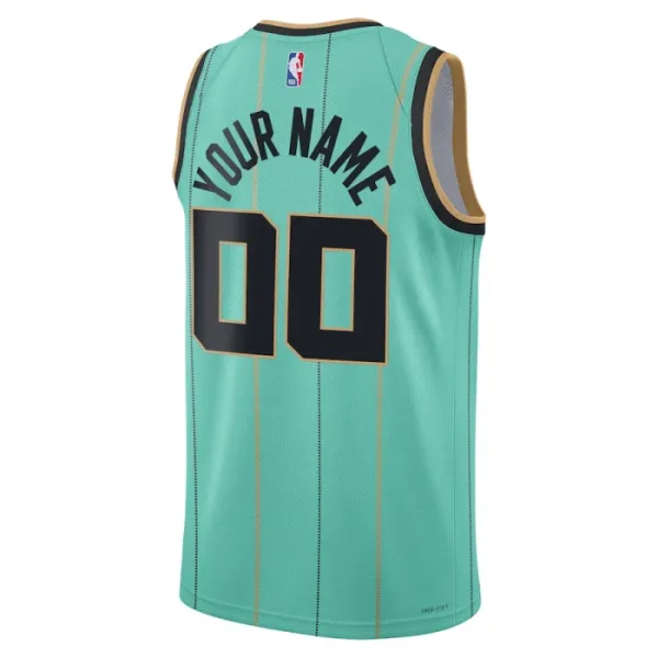Camiseta Charlotte Hornets Personalizada City Edition 2024-25 Swingman para Hombre