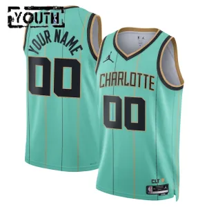Camiseta Charlotte Hornets Personalizada City Edition 2024-25 Swingman para Niño