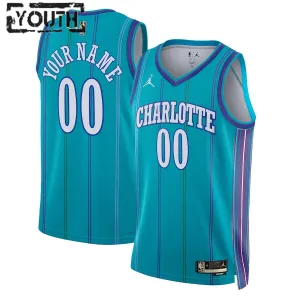 Camiseta Charlotte Hornets Personalizada Classic Edition 2023-24 Swingman para Niño