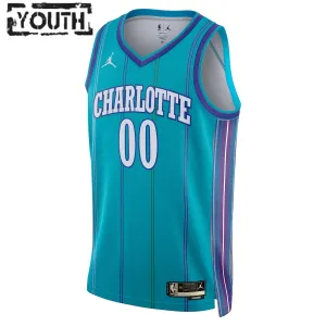 Camiseta Charlotte Hornets Personalizada Classic Edition 2023-24 Swingman para Niño