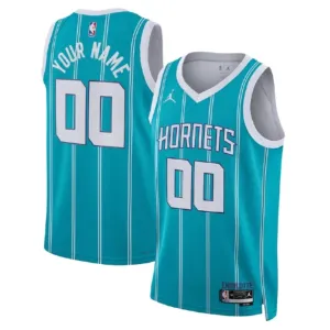 Camiseta Charlotte Hornets Personalizada Icon Edition Swingman para Hombre