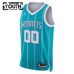 Camiseta Charlotte Hornets Personalizada Icon Edition Swingman para Niño