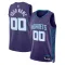 Camiseta Charlotte Hornets Personalizada Statement Edition Púrpura Swingman para Hombre
