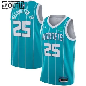 Camiseta Charlotte Hornets PJ Washington 25 Icon Edition Swingman para Niño