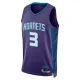Camiseta Charlotte Hornets Terry Rozier III 3 Statement Edition Púrpura Swingman para Hombre