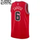 Camiseta Chicago Bulls Alex Caruso 6 Icon Edition Rojo Swingman para Niño