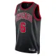 Camiseta Chicago Bulls Alex Caruso 6 Statement Edition Negro Swingman para Hombre