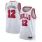Camiseta Chicago Bulls Ayo Dosunmu 12 Association Edition Blanco Swingman para Hombre