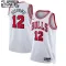 Camiseta Chicago Bulls Ayo Dosunmu 12 Association Edition Blanco Swingman para Niño