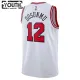 Camiseta Chicago Bulls Ayo Dosunmu 12 Association Edition Blanco Swingman para Niño