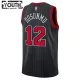 Camiseta Chicago Bulls Ayo Dosunmu 12 Statement Edition Negro Swingman para Niño