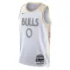 Camiseta Chicago Bulls Coby White City Edition 2024-25 Blanco Swingman para Hombre
