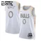 Camiseta Chicago Bulls Coby White City Edition 2024-25 Blanco Swingman para Niño