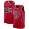 Camiseta Chicago Bulls Dalen Terry 25 Icon Edition Rojo Swingman para Hombre