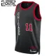 Camiseta Chicago Bulls DeMar DeRozan 11 City Edition 2023-24 Negro Swingman para Niño