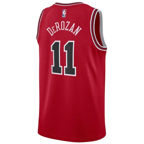 Camiseta Chicago Bulls Demar Derozan 11 Icon Edition Rojo Swingman para Hombre