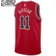 Camiseta Chicago Bulls Demar Derozan 11 Icon Edition Rojo Swingman para Niño