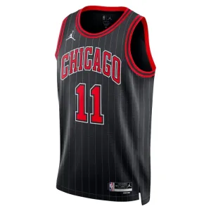 Camiseta Chicago Bulls Demar Derozan 11 Statement Edition Negro Swingman para Hombre