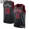 Camiseta Chicago Bulls Demar Derozan 11 Statement Edition Negro Swingman para Niño