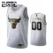 Camiseta Chicago Bulls Golden Edition Personalizada Blanco Swingman para Niño