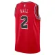 Camiseta Chicago Bulls Lonzo Ball 2 Icon Edition Rojo Swingman para Hombre