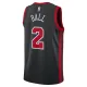 Camiseta Chicago Bulls Lonzo Ball City Edition 2023-24 Negro Swingman para Hombre