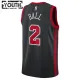 Camiseta Chicago Bulls Lonzo Ball City Edition 2023-24 Negro Swingman para Niño