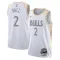 Camiseta Chicago Bulls Lonzo Ball City Edition 2024-25 Blanco Swingman para Hombre