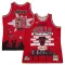 Camiseta Chicago Bulls Mitchell Ness x Tats Cru Edition Hardwood Classics 2023-24 Rojo Swingman para Hombre