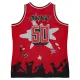 Camiseta Chicago Bulls Mitchell Ness x Tats Cru Edition Hardwood Classics 2023-24 Rojo Swingman para Hombre
