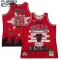 Camiseta Chicago Bulls Mitchell Ness x Tats Cru Edition Hardwood Classics 2023-24 Rojo Swingman para Niño