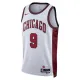 Camiseta Chicago Bulls Nikola Vucevic 9 City Edition 2022-23 Blanco Swingman para Hombre