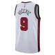 Camiseta Chicago Bulls Nikola Vucevic 9 City Edition 2022-23 Blanco Swingman para Hombre