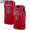 Camiseta Chicago Bulls Nikola Vucevic 9 Icon Edition Rojo Swingman para Niño
